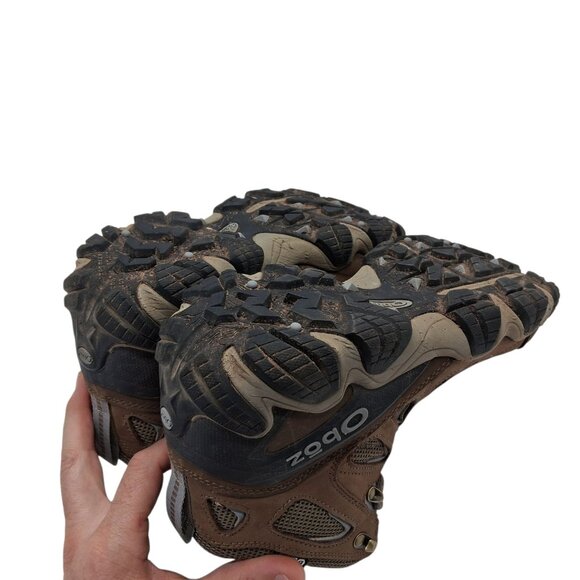 Oboz Sawtooth II Mid Hiking Boots Mens Size 9.5 Brown Waterproof Trail Outdoor - Picture 5 of 9
